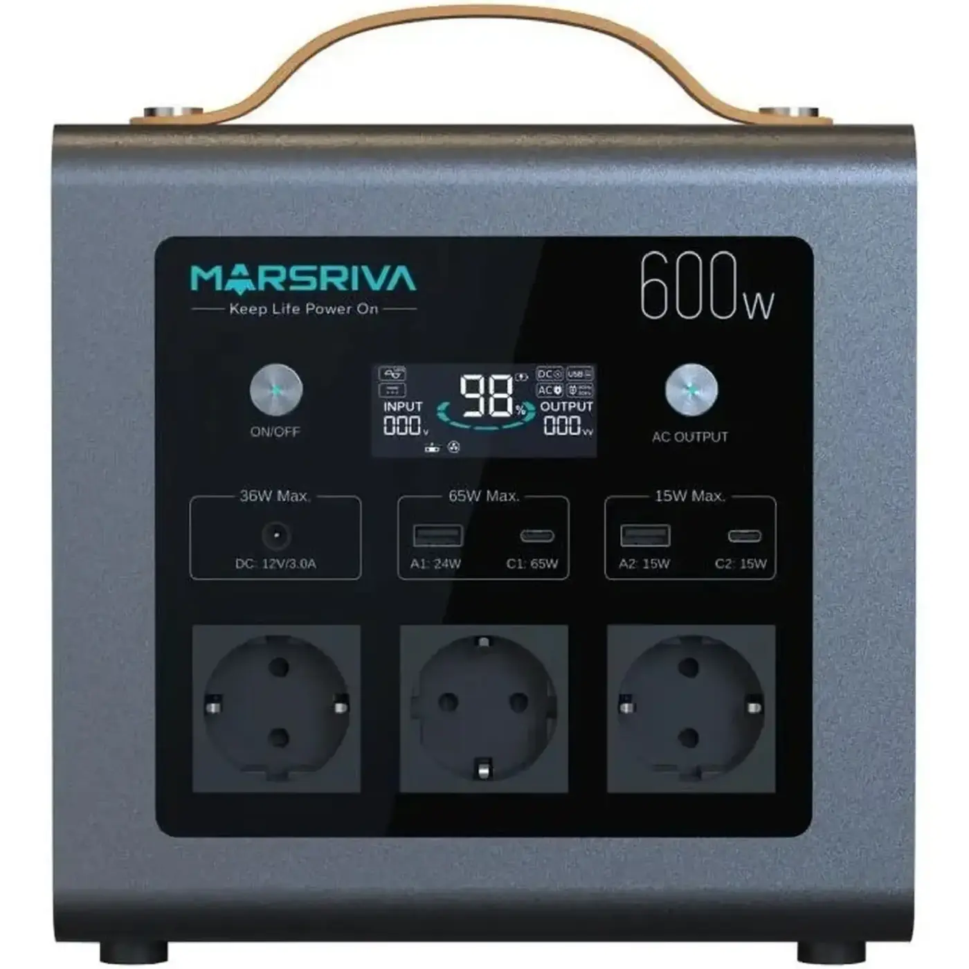 Купить Зарядная станция Marsriva MP6 Plus 600W (MP6Plus_MARSRIVA) - фото 1