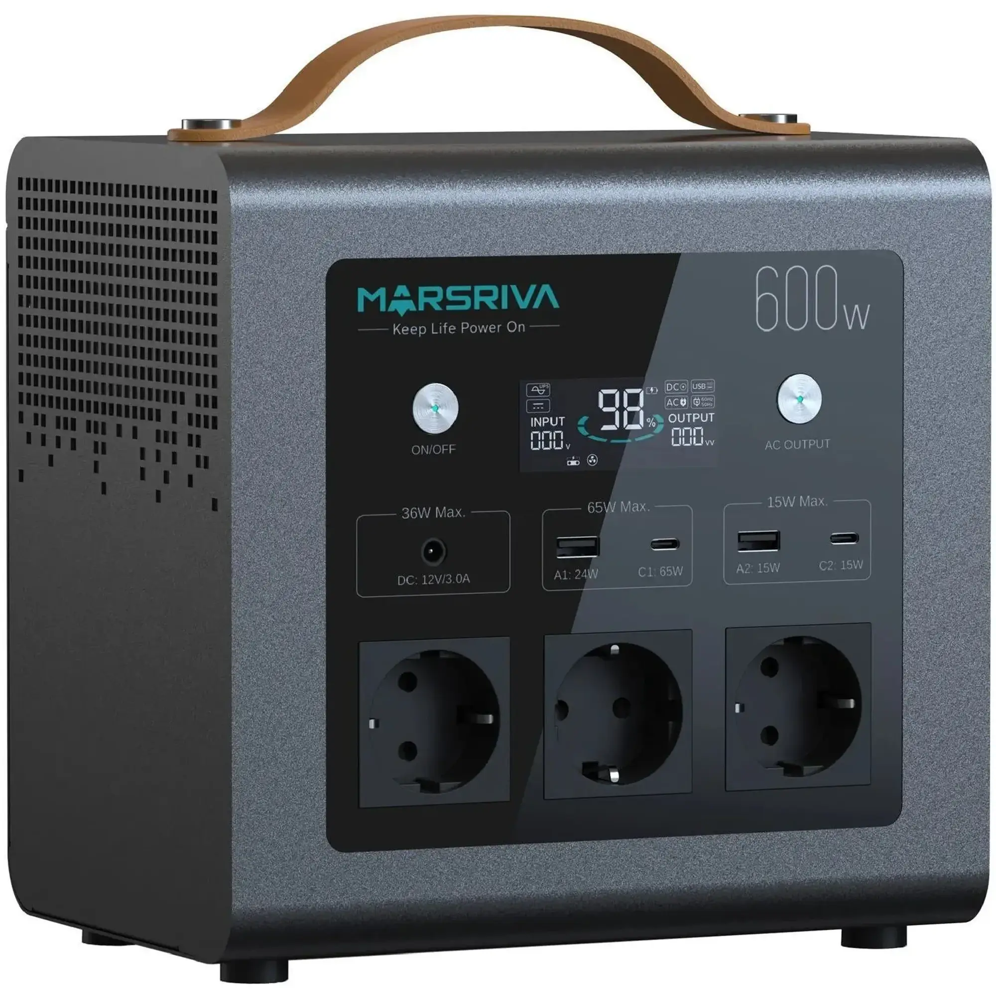 Купить Зарядная станция Marsriva MP6 Plus 600W (MP6Plus_MARSRIVA) - фото 2