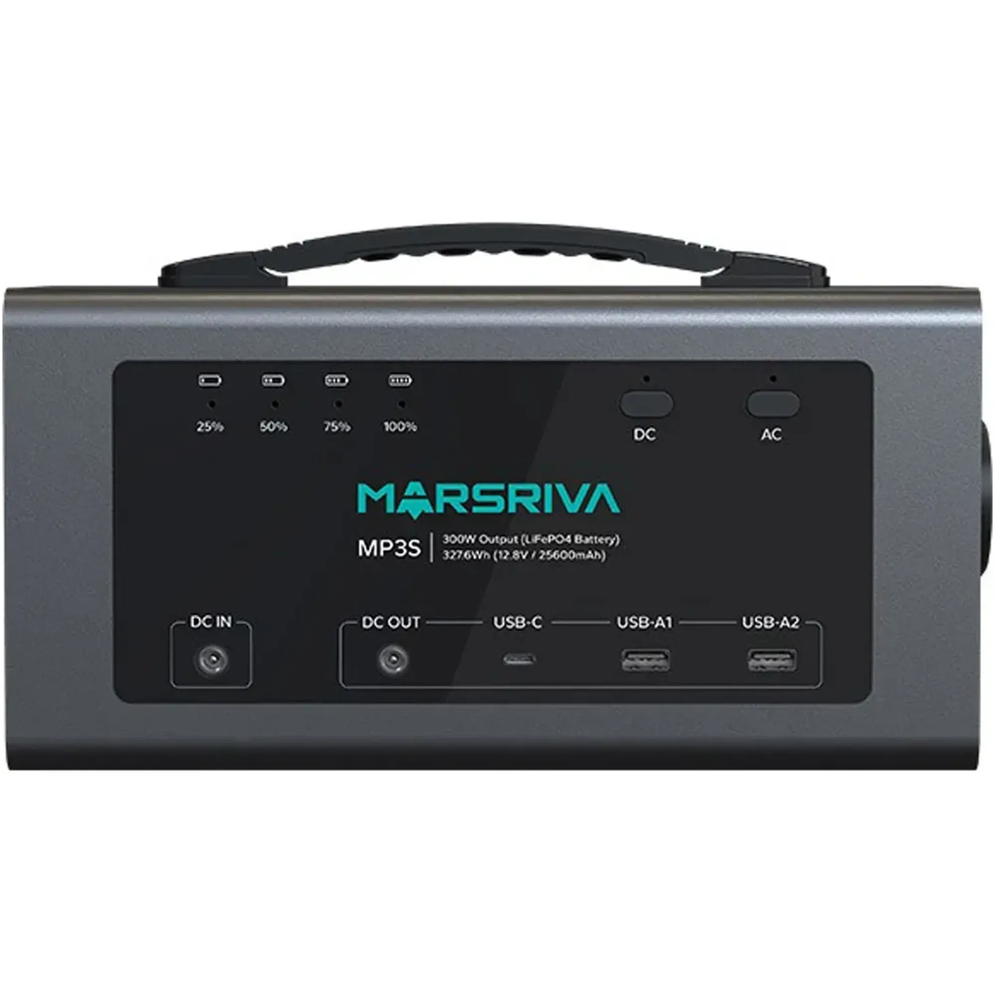 Передняя панель Marsriva MP3S с индикаторами и портами