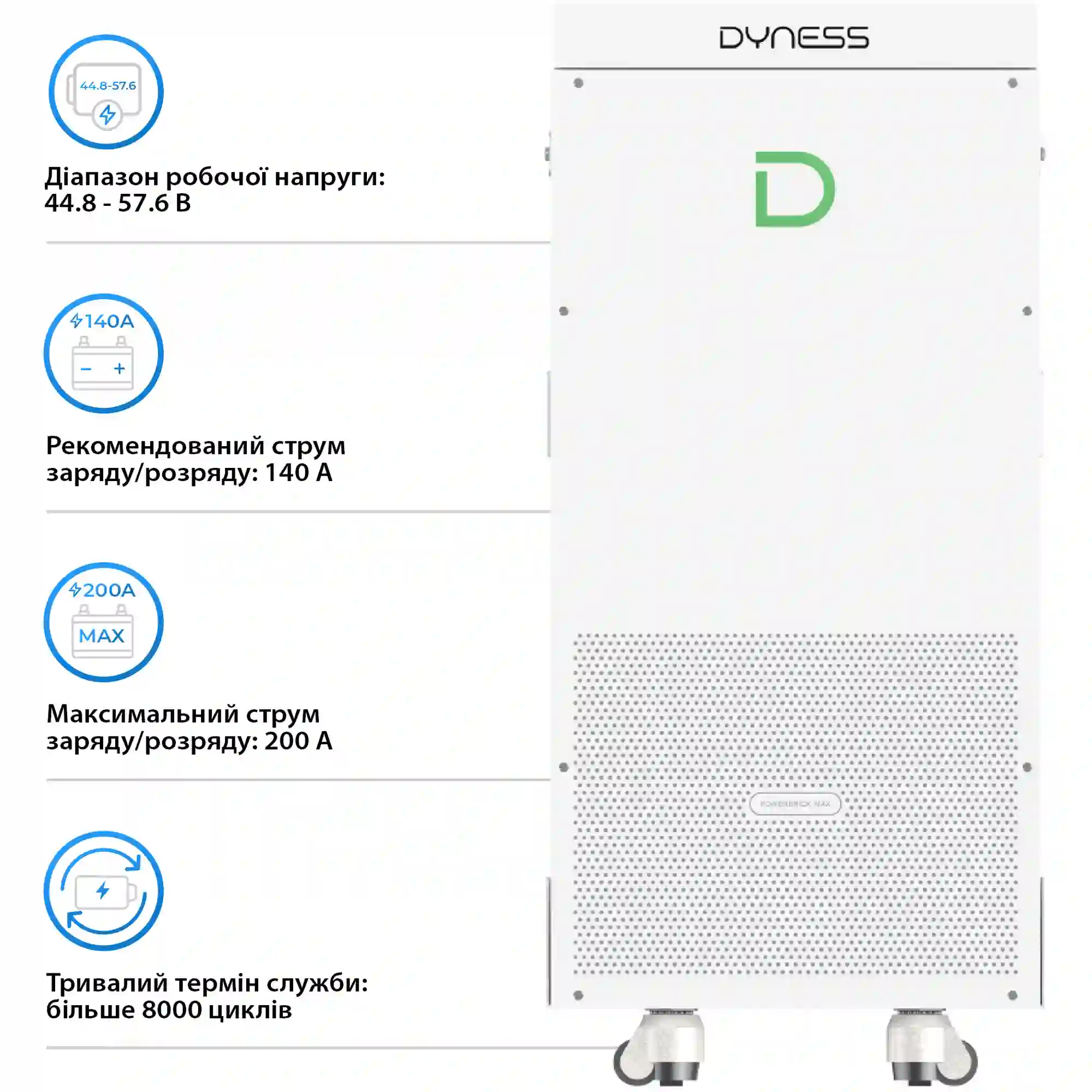 Купити Аккумуляторный модуль Dyness PowerBrick Max  51.2V 314Ah 16.07kWh (PowerBrick Max) - фото 4