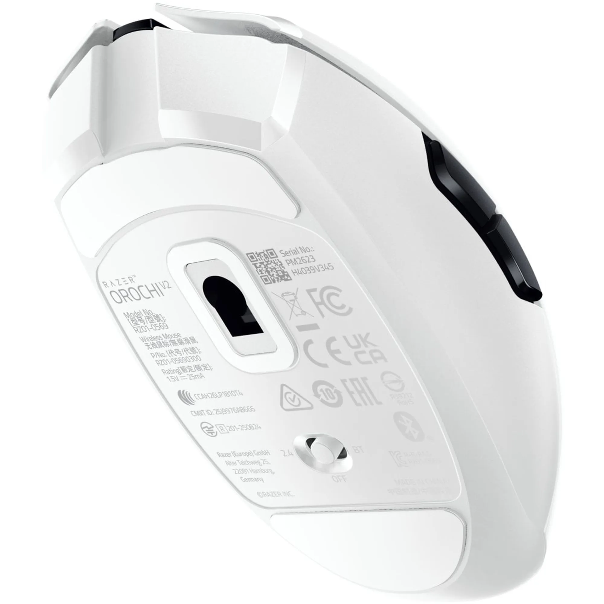 Купити Мишка RAZER Orochi V2 Wireless White (RZ01-05690200-R3M1) - фото 5