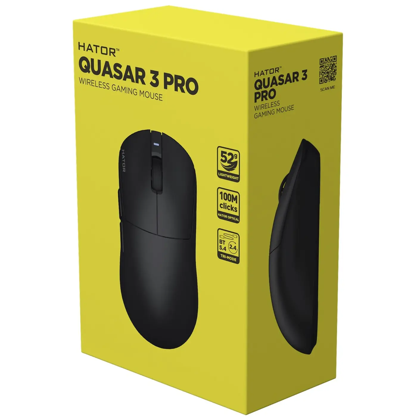 Купить Мышь HATOR Quasar 3 Pro Wireless Black (HTM740) - фото 6
