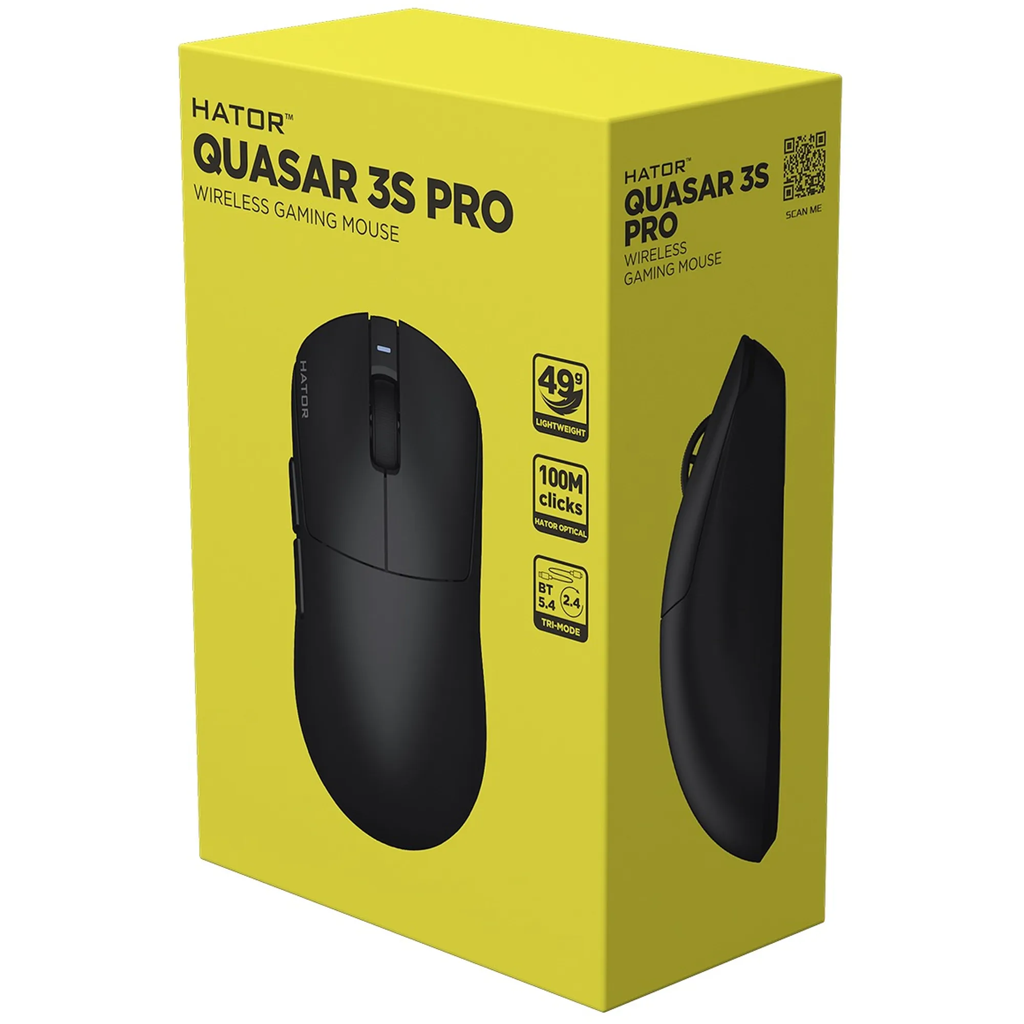Купить Мышь HATOR Quasar 3S Pro Wireless Black (HTM745) - фото 6
