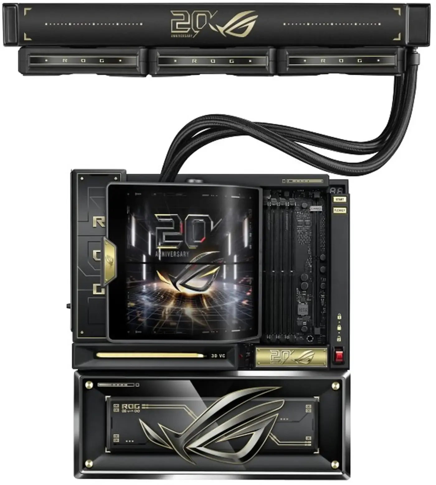 Купити Материнська плата ASUS ROG Crosshair X870E Edition 20 (sAM5, AMD X870E, DDR5, E-ATX) - фото 3