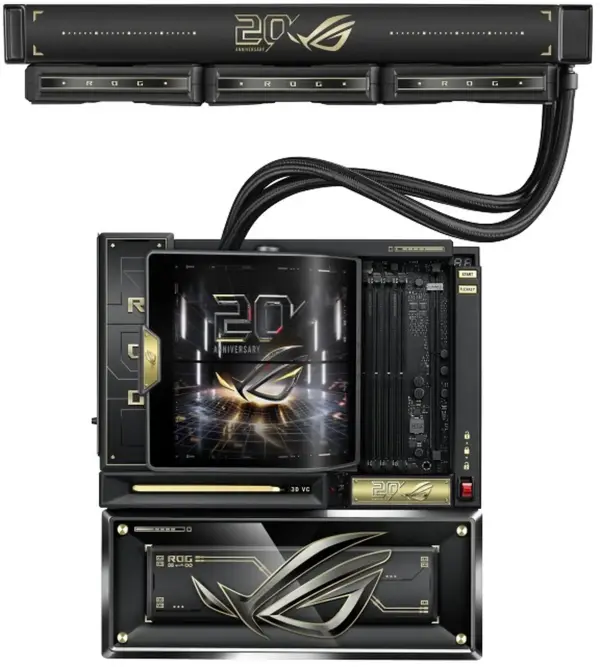Купити Материнська плата ASUS ROG Crosshair X870E Edition 20 (sAM5, AMD X870E, DDR5, E-ATX) - фото 3
