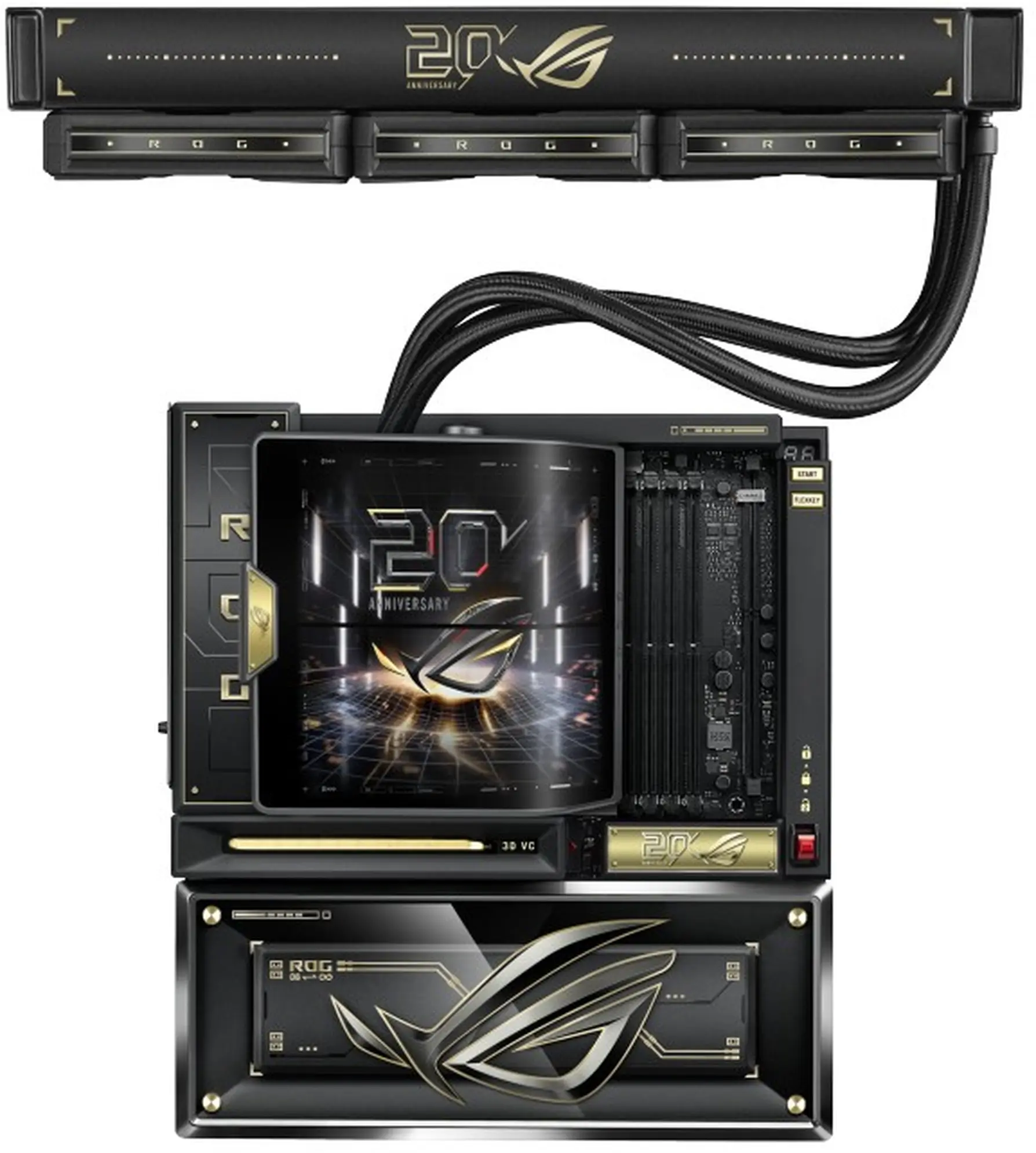 Купити Материнська плата ASUS ROG Crosshair X870E Edition 20 (sAM5, AMD X870E, DDR5, E-ATX) - фото 3