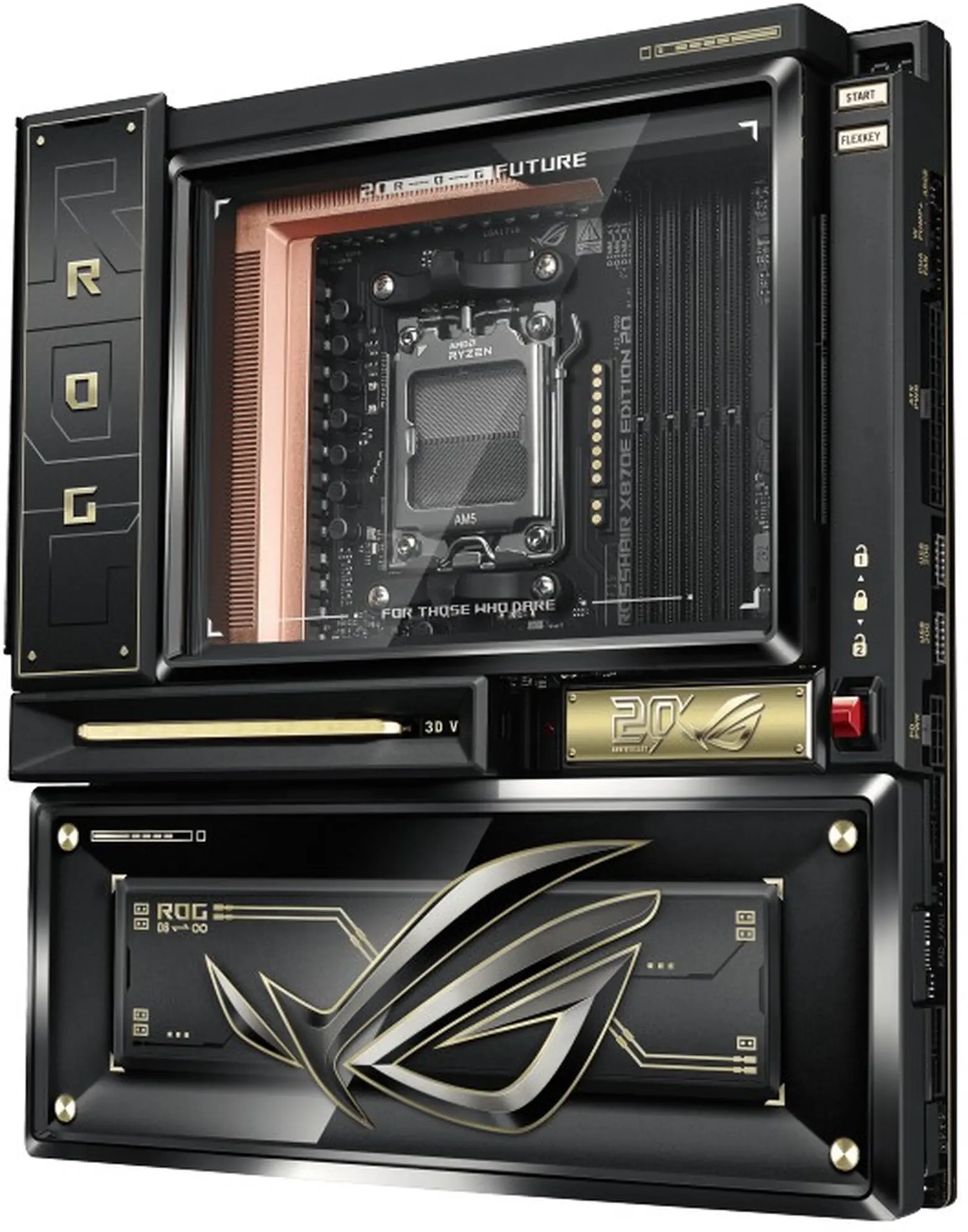Купити Материнська плата ASUS ROG Crosshair X870E Edition 20 (sAM5, AMD X870E, DDR5, E-ATX) - фото 5