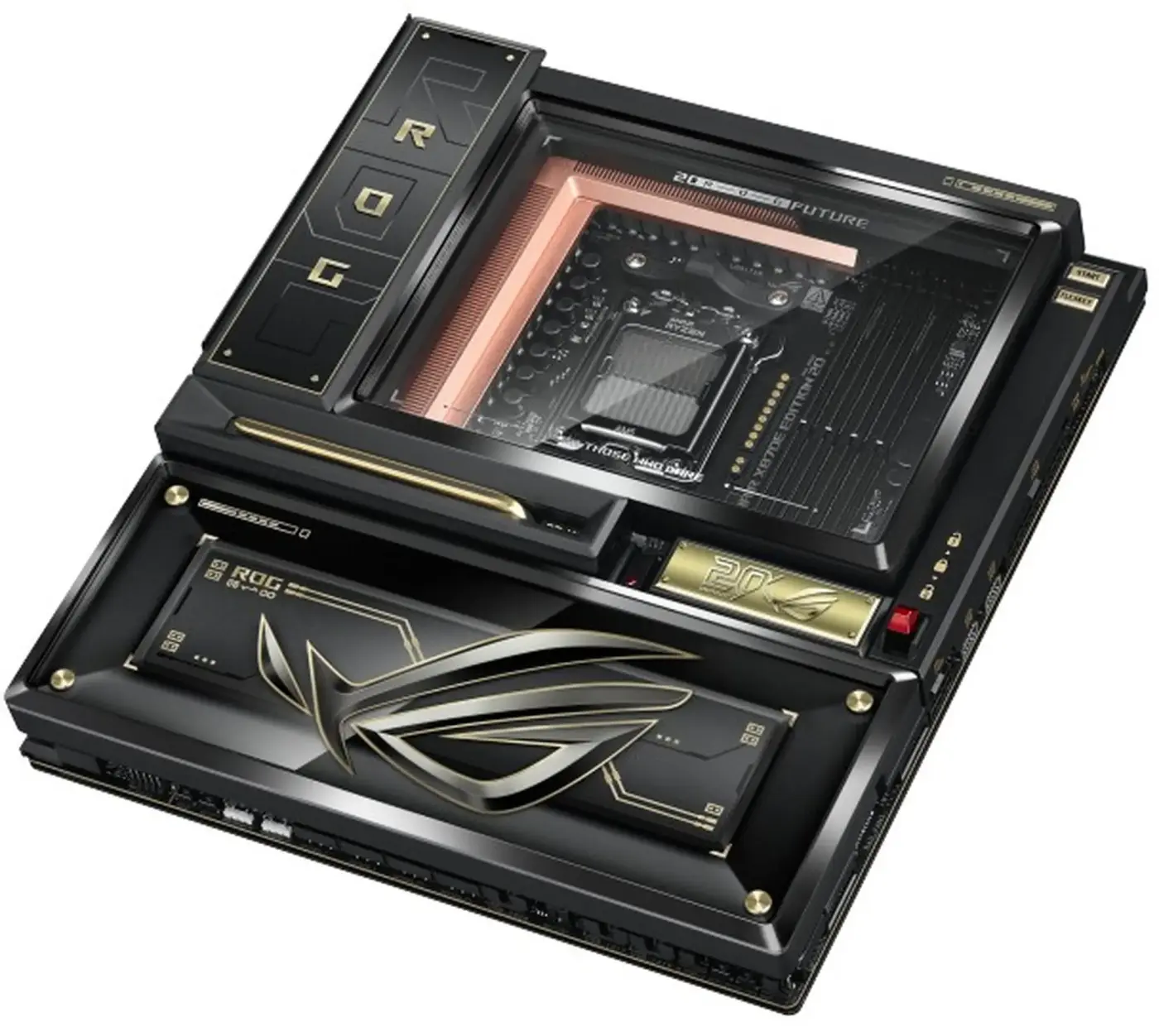 Купити Материнська плата ASUS ROG Crosshair X870E Edition 20 (sAM5, AMD X870E, DDR5, E-ATX) - фото 8