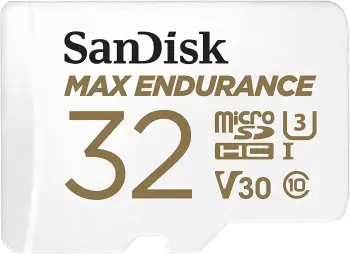 Купити Карта пам'яті SanDisk microSDHC 32GB Max Endurance Class 10 UHS-I U3 V30 з SD-адаптером (SDSQQVR-032G-GN6IA) - фото 1