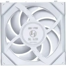 Купити Вентилятор Lian Li Uni Fan SL Wireless LCD 120 Reverse Blade White 3-Pack. (G99.12RSLLCD1W3W.00) - фото 5