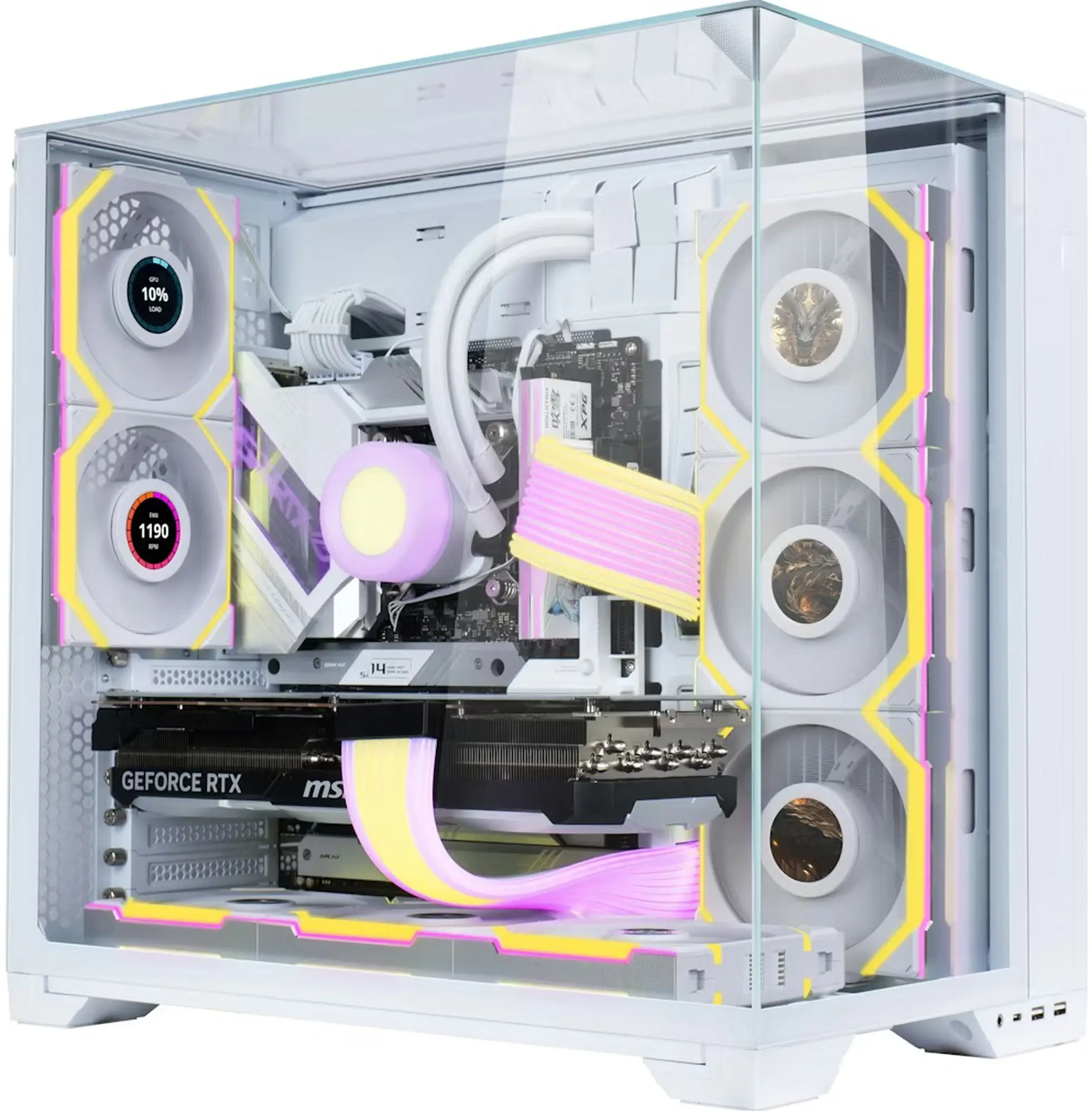 Купити Вентилятор Lian Li Uni Fan SL Wireless LCD 120 Reverse Blade White 3-Pack. (G99.12RSLLCD1W3W.00) - фото 13