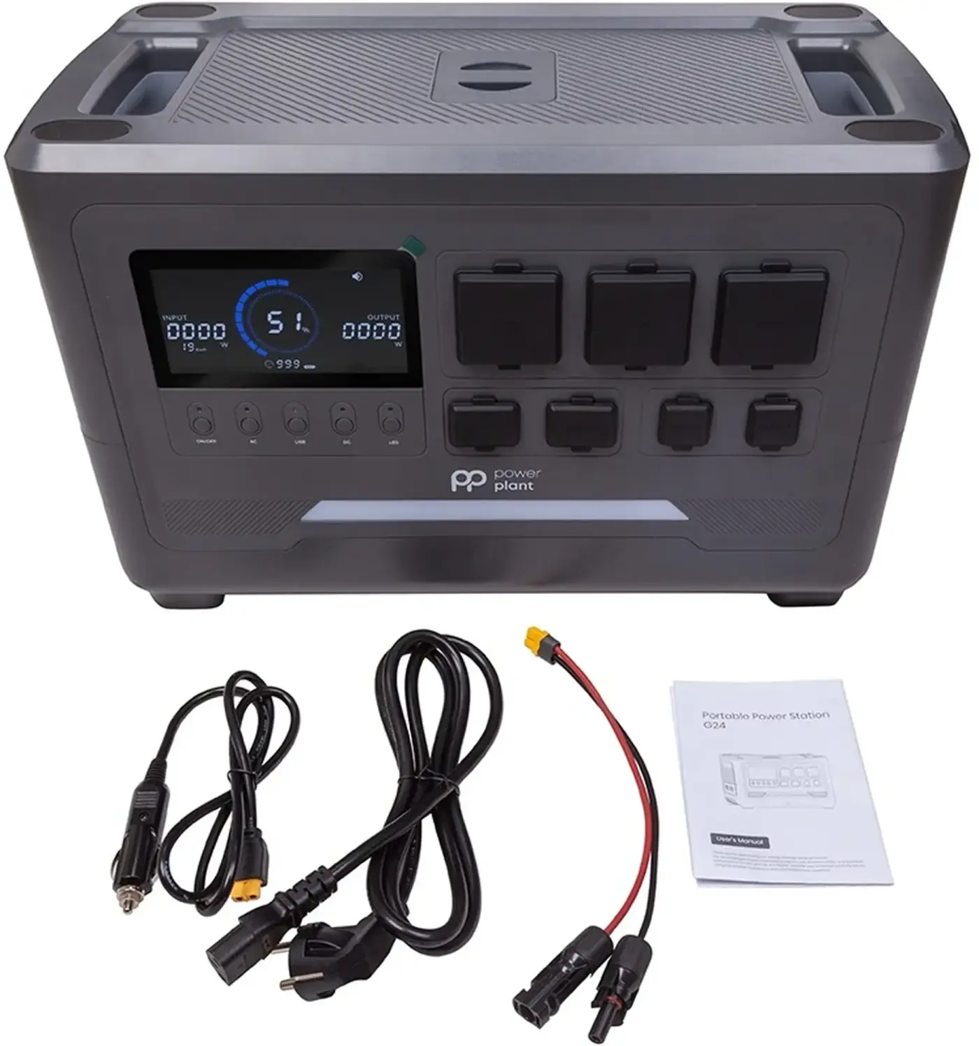 Купить Зарядная станция PowerPlant G24 Pro 2400W 2048Wh (PB931545) - фото 4