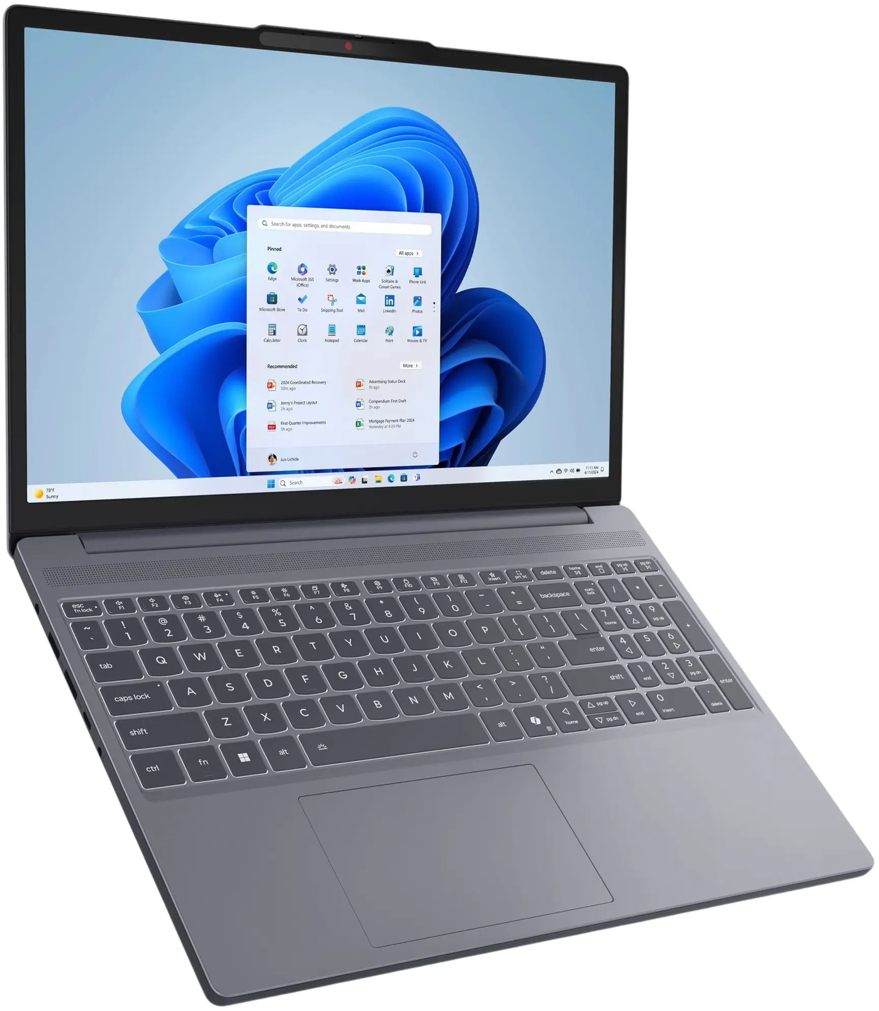 Купить Ноутбук Lenovo IdeaPad Slim 3 15IRH10 (83K100YSRA) - фото 4