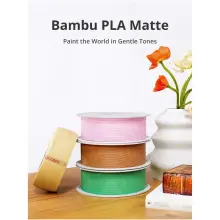 Купить PLA Matte Filament (пластик) для 3D принтера Bambu Lab 1кг, 1.75мм, яблочно-зеленый, без катушки (A01-G0-1.75-1000-SPLFREE) - фото 2