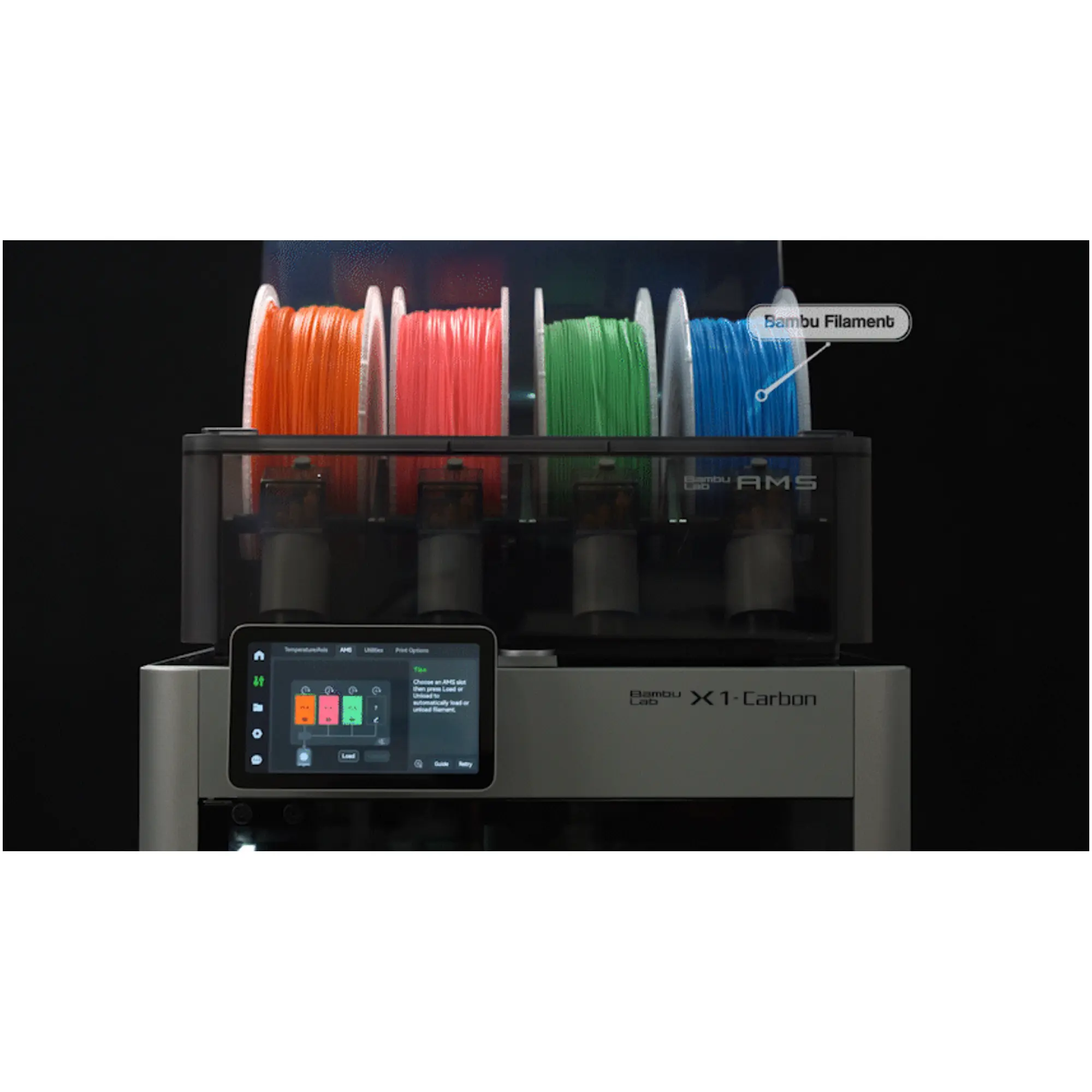 Купить PLA Matte Filament (пластик) для 3D принтера Bambu Lab 1кг, 1.75мм, темно-зеленый (A01-G7-1.75-1000-SPL) - фото 6