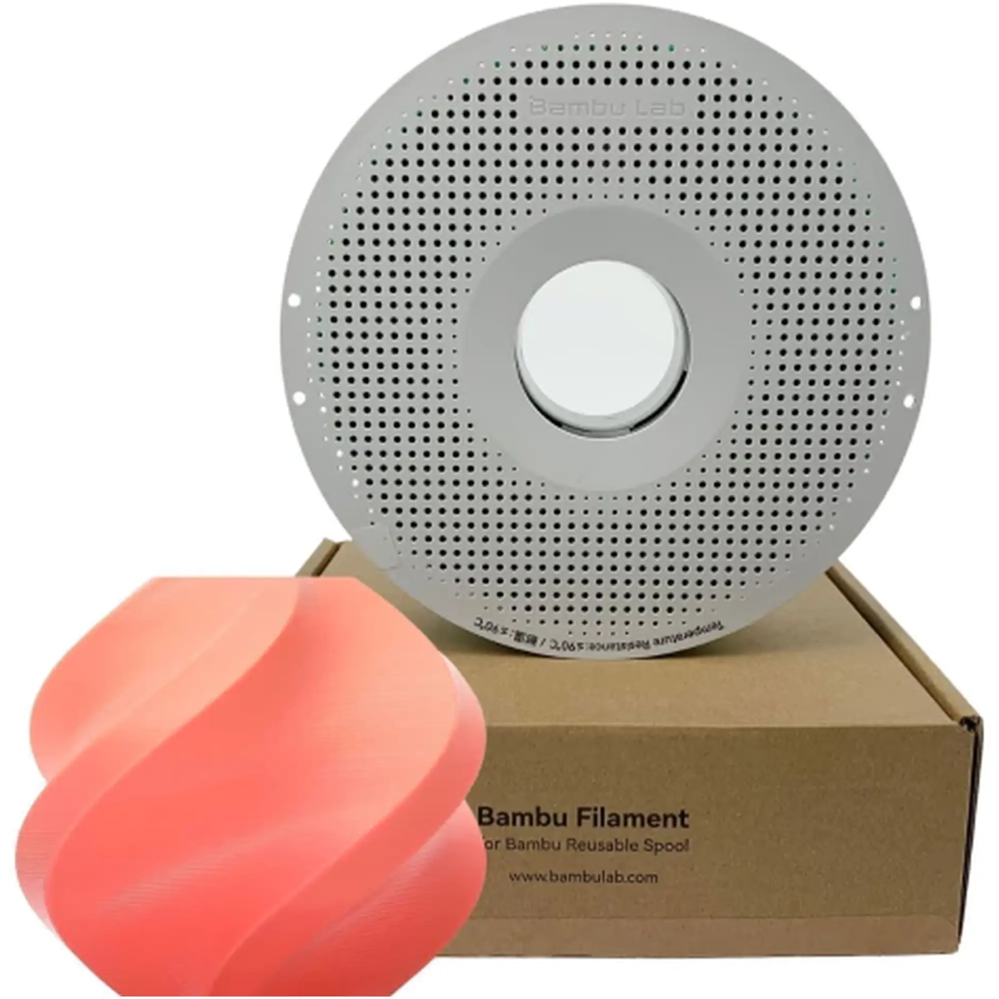 Купить PLA Basic Filament (пластик) для 3D принтера Bambu Lab 1кг, 1.75мм, розовый цитрус (A00-M3-1.75-1000-SPL) - фото 3