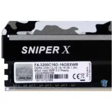 Купить Модуль памяти G.SKILL G.SKILL Sniper X Urban Camo DDR4 16 ГБ (2×8 ГБ) 3200 МГц CL16 (F4-3200C16D-16GSXWB) - фото 2
