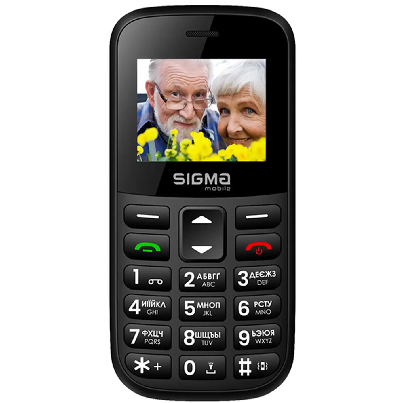Купити Мобільний телефон Sigma Comfort 50 Easy Type-C Black (4827798585214) - фото 1