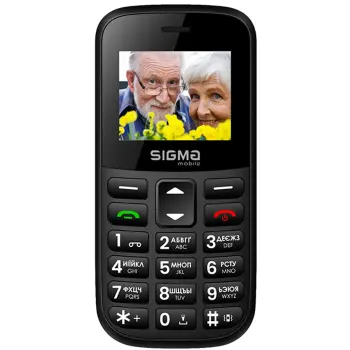 Купити Мобільний телефон Sigma Comfort 50 Easy Type-C Black (4827798585214) - фото 1