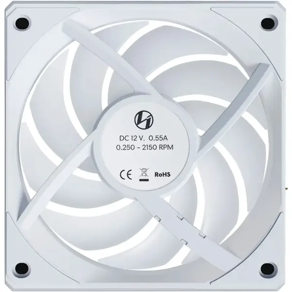 Купить Вентилятор Lian Li Uni Fan CL Wireless 120 Reverse Blade White (G99.12RCL1W1W.00) - фото 4