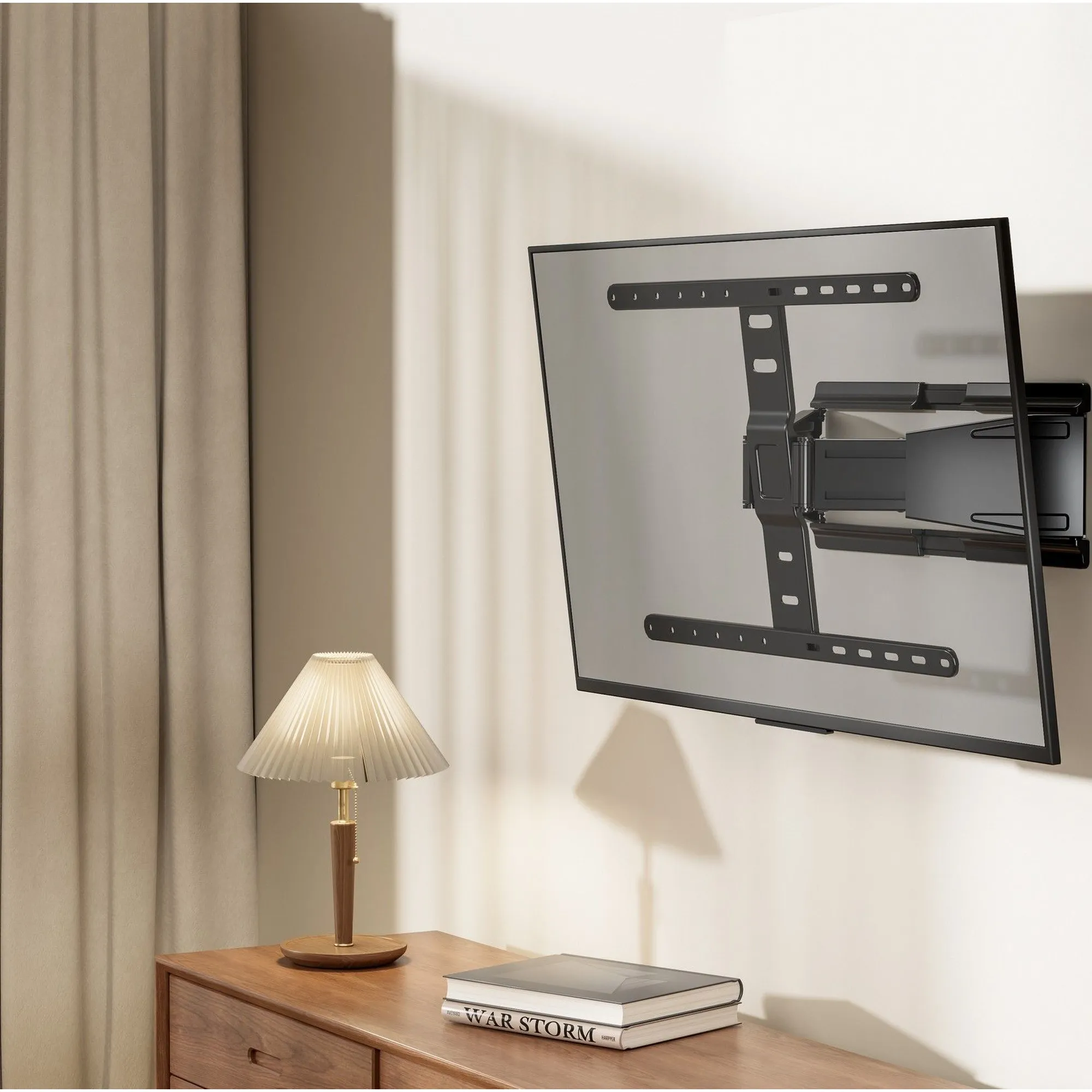 Купить Кронштейн для телевизора Gembird WM-90ST-02 43"-90" наклонно-поворотный - фото 6
