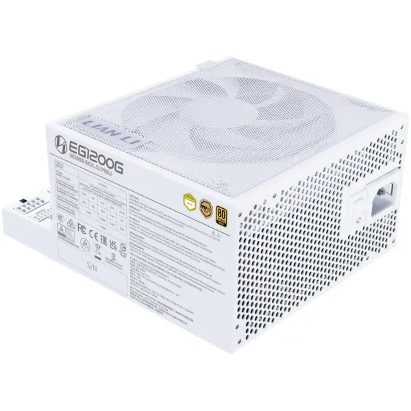 Купити Блок живлення Lian Li Edge Gold 1200W White with Hub (G9P.EG1200G.WH00.EU) - фото 8