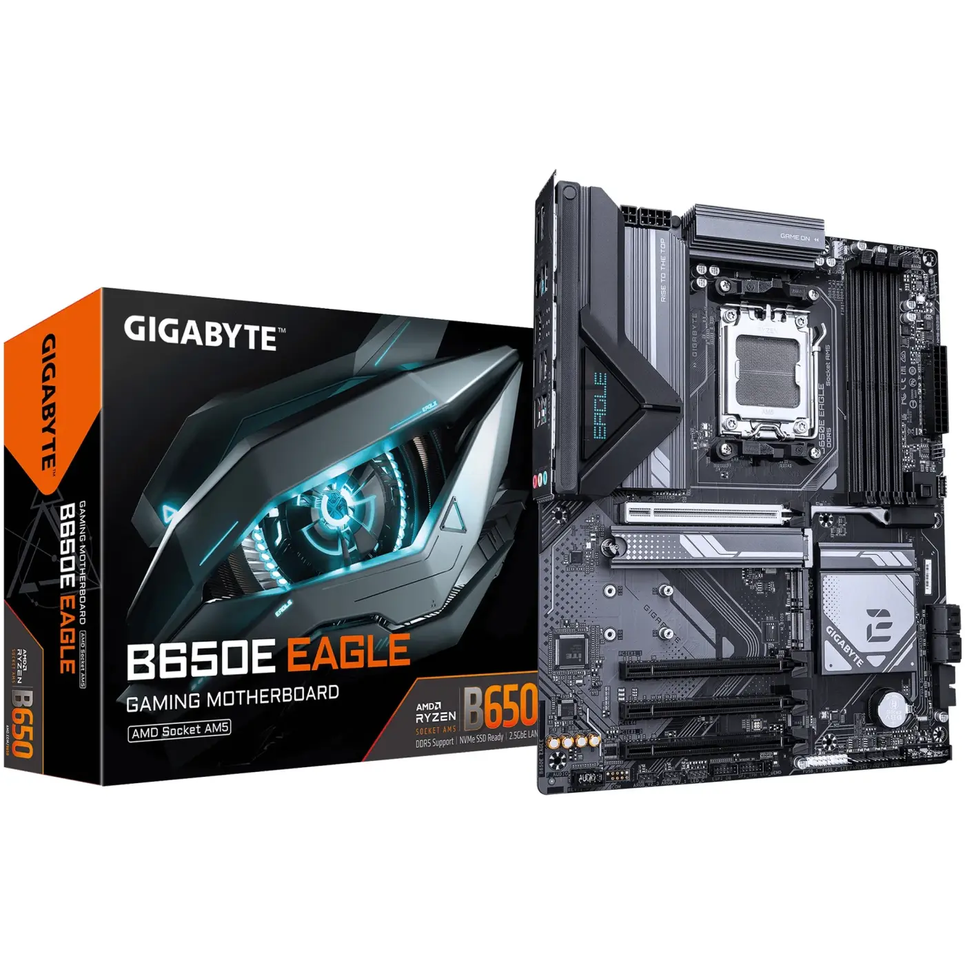 Купити Материнська плата GIGABYTE B650E EAGLE (sAM5, AMD B650, DDR5, ATX) - фото 1