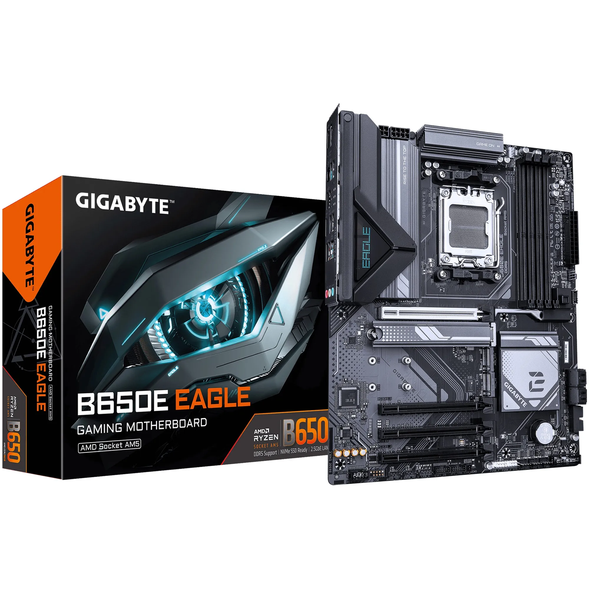 Купити Материнська плата GIGABYTE B650E EAGLE (sAM5, AMD B650, DDR5, ATX) - фото 1