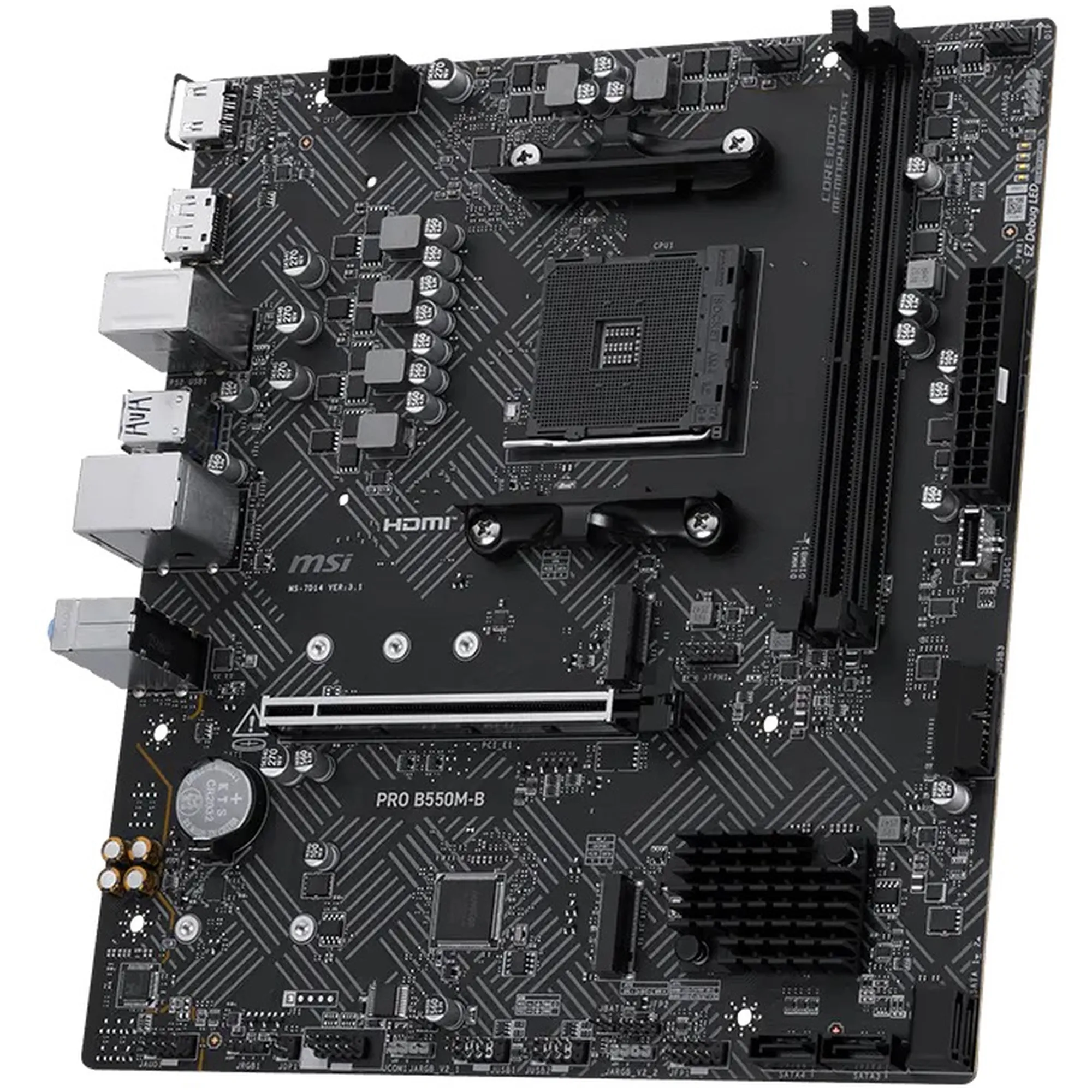 Купить Материнская плата MSI PRO B550M-B (sAM4, AMD B550, DDR4, mATX) - фото 3