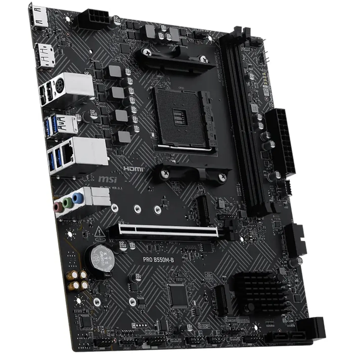 Купить Материнская плата MSI PRO B550M-B (sAM4, AMD B550, DDR4, mATX) - фото 4