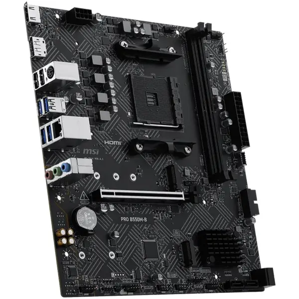 Купить Материнская плата MSI PRO B550M-B (sAM4, AMD B550, DDR4, mATX) - фото 4
