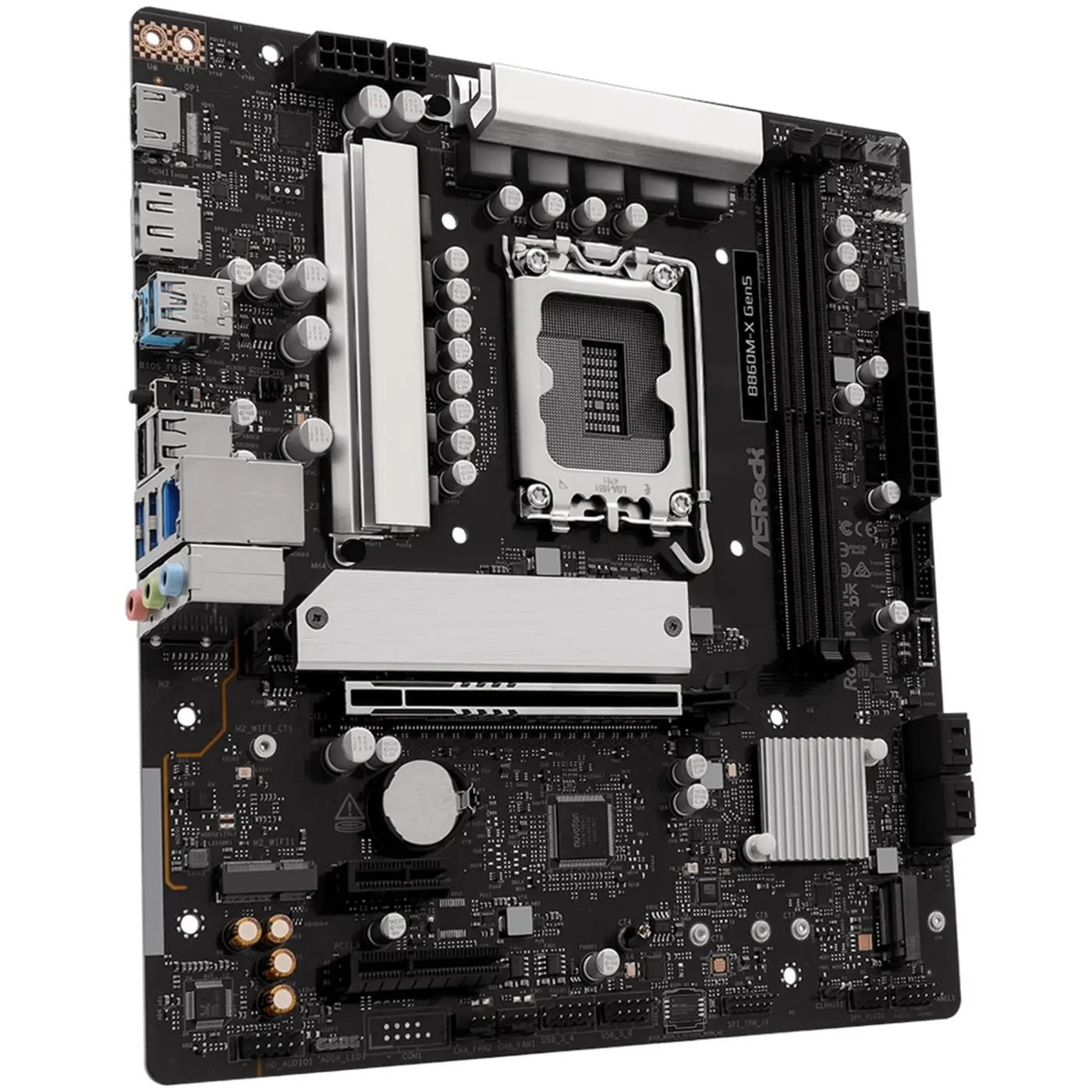 Купити Материнська плата ASRock B860M-X Gen5 (s1851, Intel B860, DDR5, mATX) - фото 4