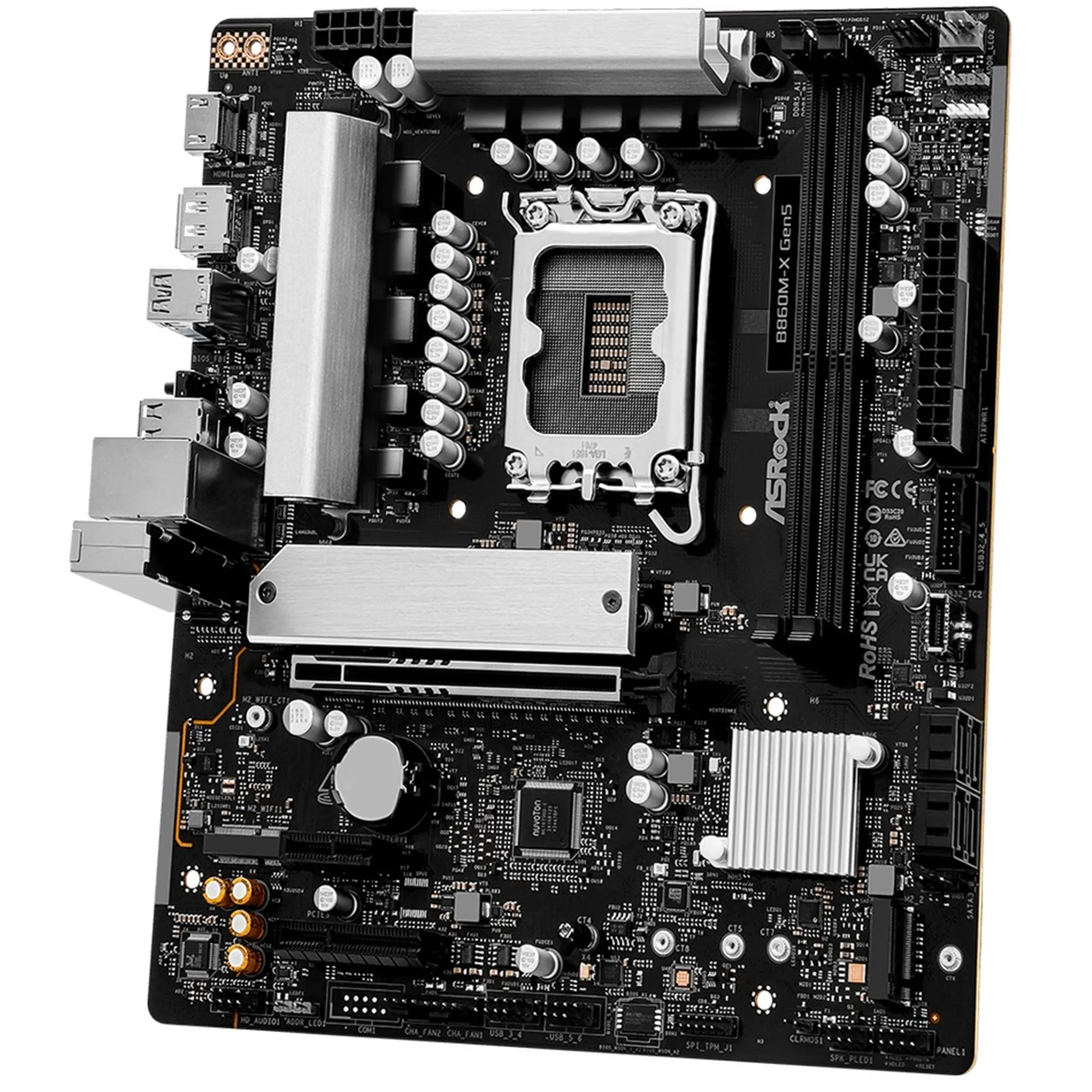Купити Материнська плата ASRock B860M-X Gen5 (s1851, Intel B860, DDR5, mATX) - фото 5