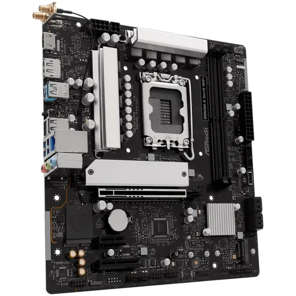 Купити Материнська плата ASRock B860M-X Gen5 WiFi (s1851, Intel B860, DDR5, mATX) - фото 4
