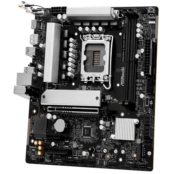Купити Материнська плата ASRock B860M-X Gen5 WiFi (s1851, Intel B860, DDR5, mATX) - фото 5