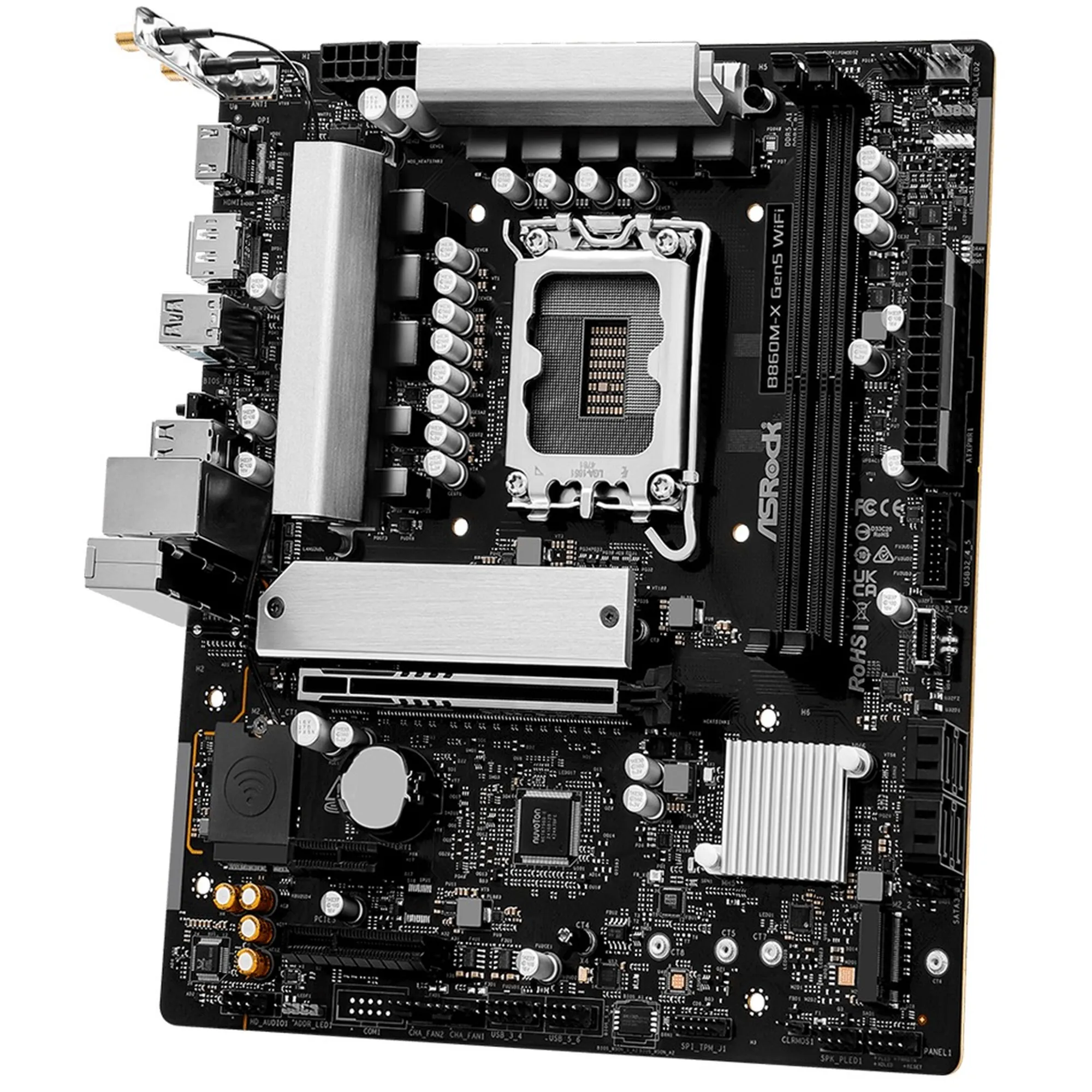 Купити Материнська плата ASRock B860M-X Gen5 WiFi (s1851, Intel B860, DDR5, mATX) - фото 5