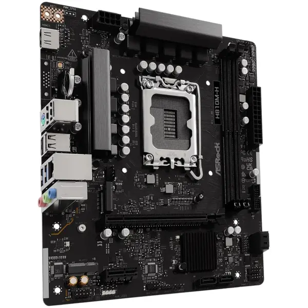 Купити Материнська плата ASRock H810M-H (s1851, Intel H810, DDR5, mATX) - фото 3