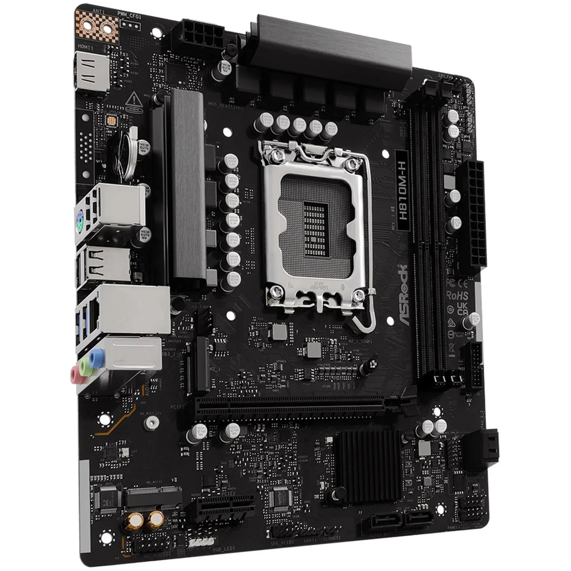 Купити Материнська плата ASRock H810M-H (s1851, Intel H810, DDR5, mATX) - фото 3
