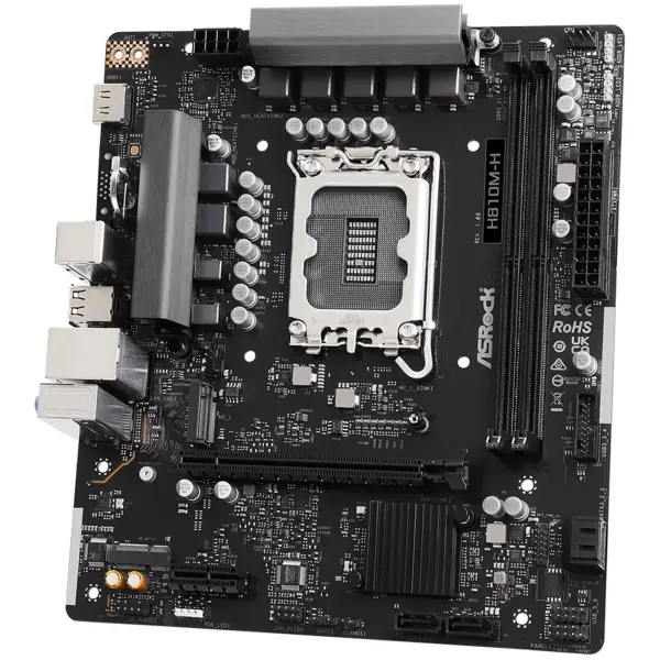 Купити Материнська плата ASRock H810M-H (s1851, Intel H810, DDR5, mATX) - фото 4