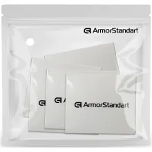 Купить Набор металлических пластин ArmorStandart для смартфона в кожаном чехле 5в1 Black (ARM61027) - фото 2
