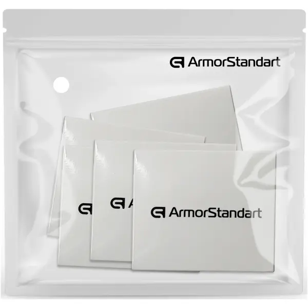 Купить Набор металлических пластин ArmorStandart для смартфона в кожаном чехле 5в1 Black (ARM61027) - фото 2