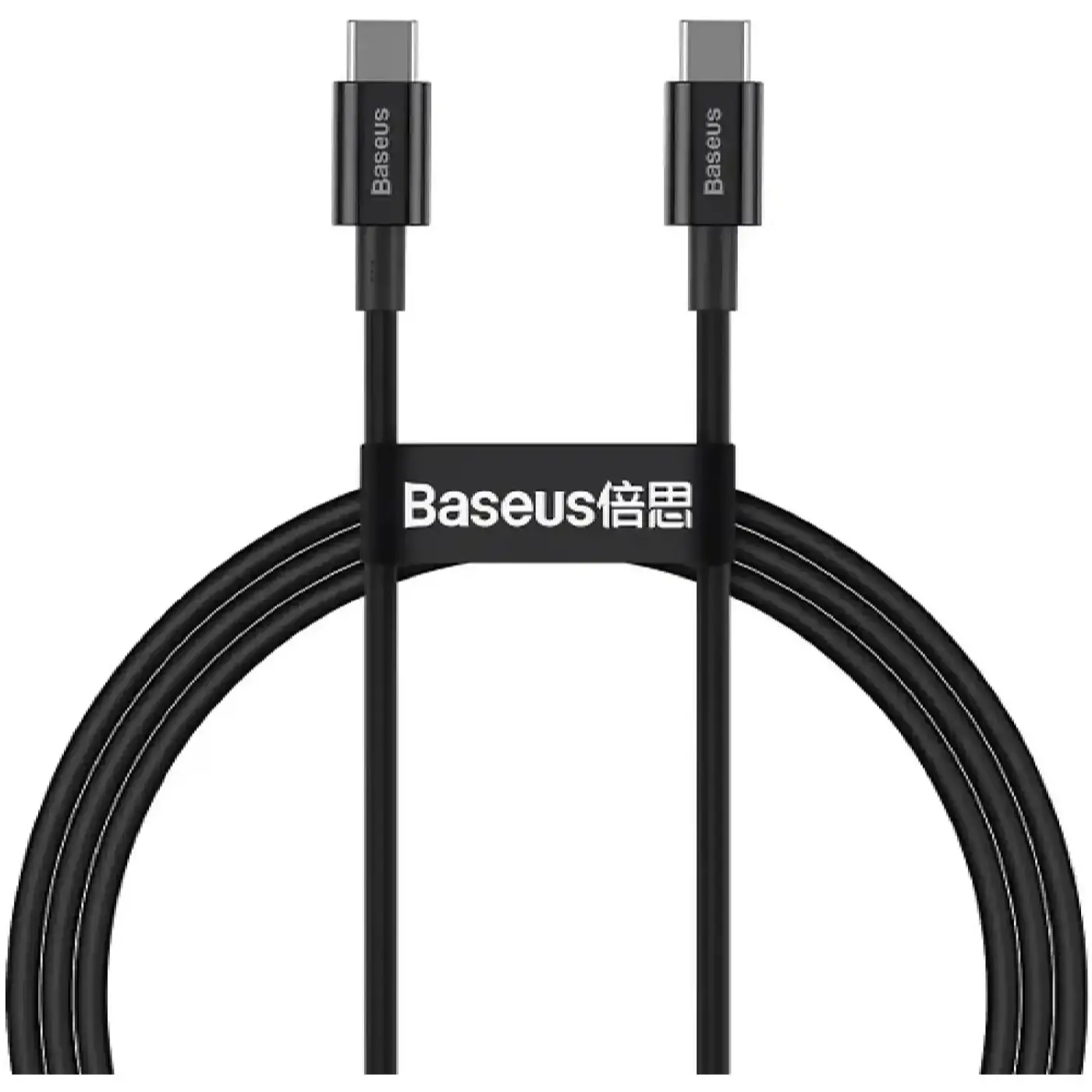 Купить Кабель Baseus Superior Series Fast Charging Data Cable Type-C to Type-C 100W 1m Black (CATYS-B01) - фото 1