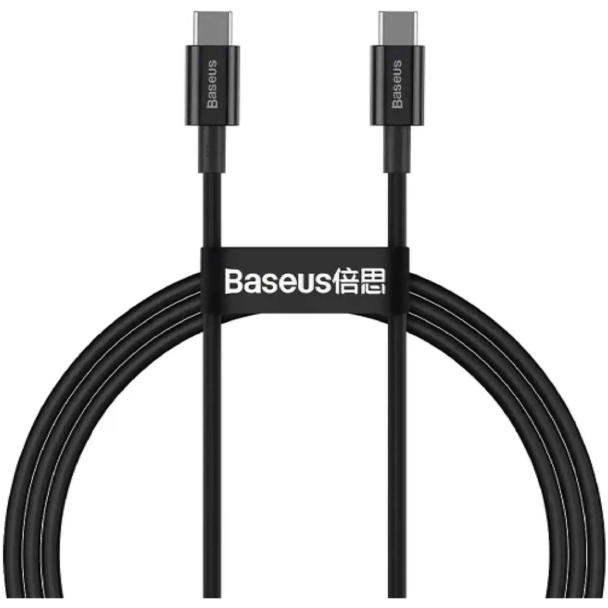 Купить Кабель Baseus Superior Series Fast Charging Data Cable Type-C to Type-C 100W 1m Black (CATYS-B01) - фото 1