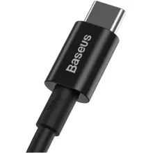 Купить Кабель Baseus Superior Series Fast Charging Data Cable Type-C to Type-C 100W 1m Black (CATYS-B01) - фото 2