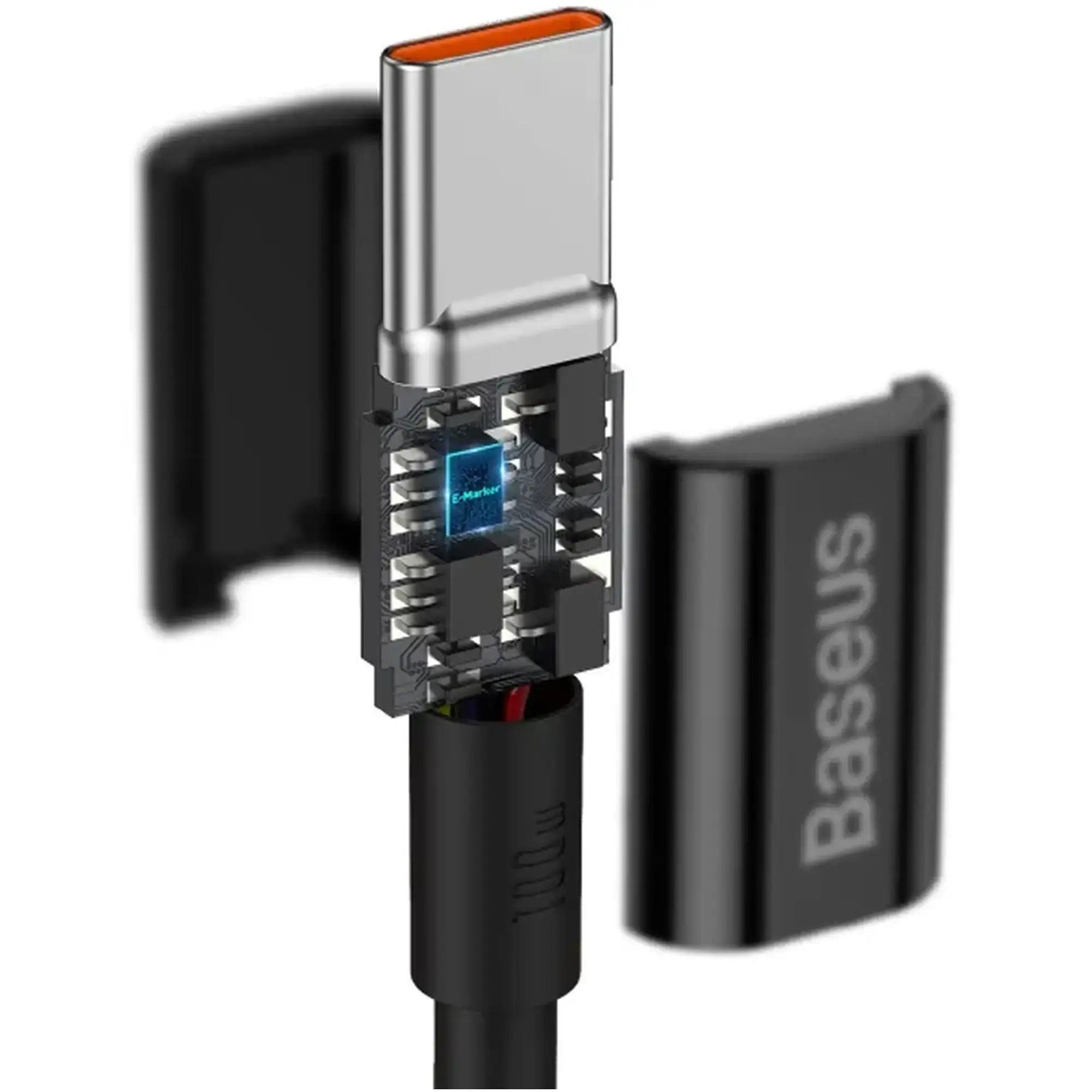 Купить Кабель Baseus Superior Series Fast Charging Data Cable Type-C to Type-C 100W 1m Black (CATYS-B01) - фото 5