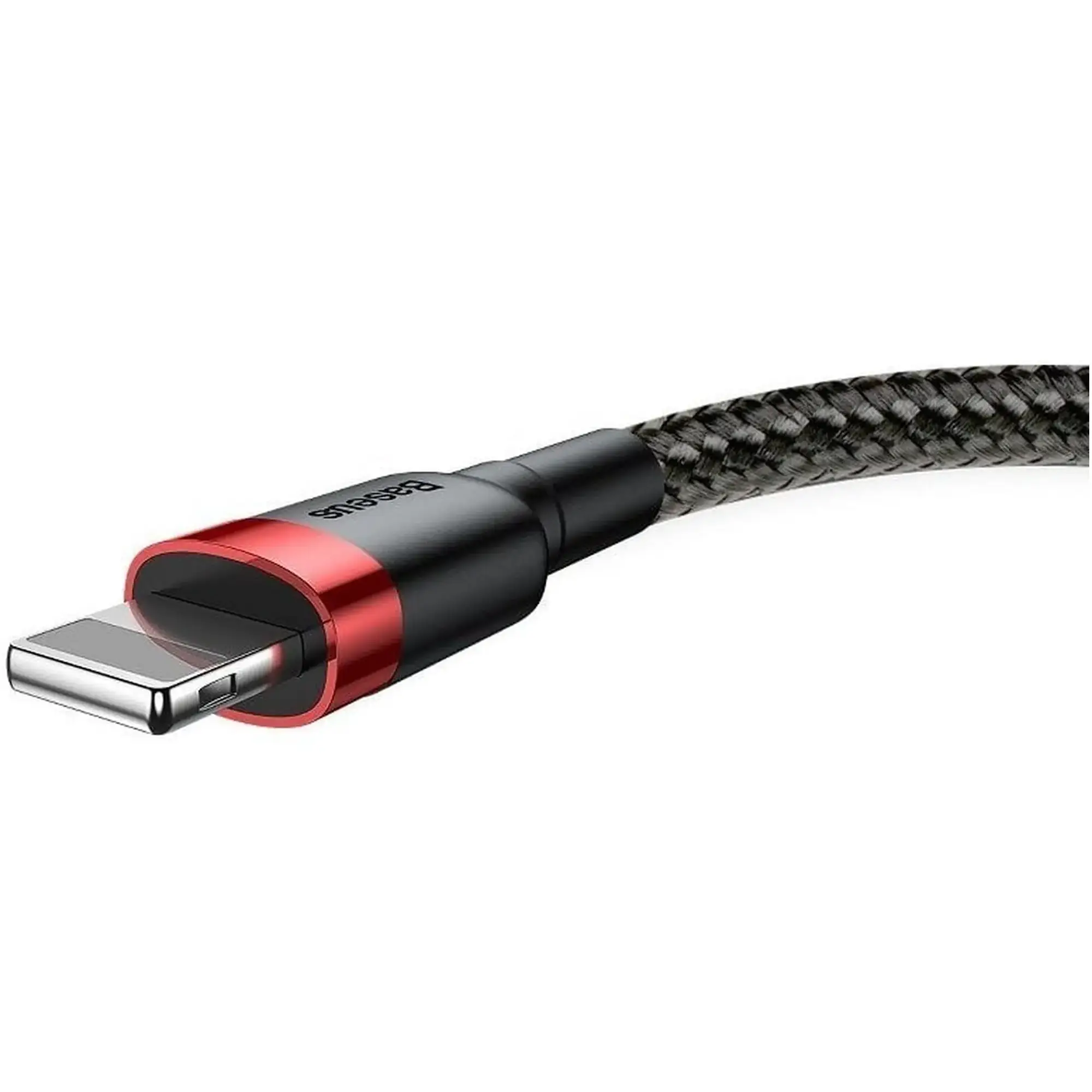 Купить Кабель Baseus Cafule Lightning 2.4A 1m Red/Black (CALKLF-B19) - фото 4