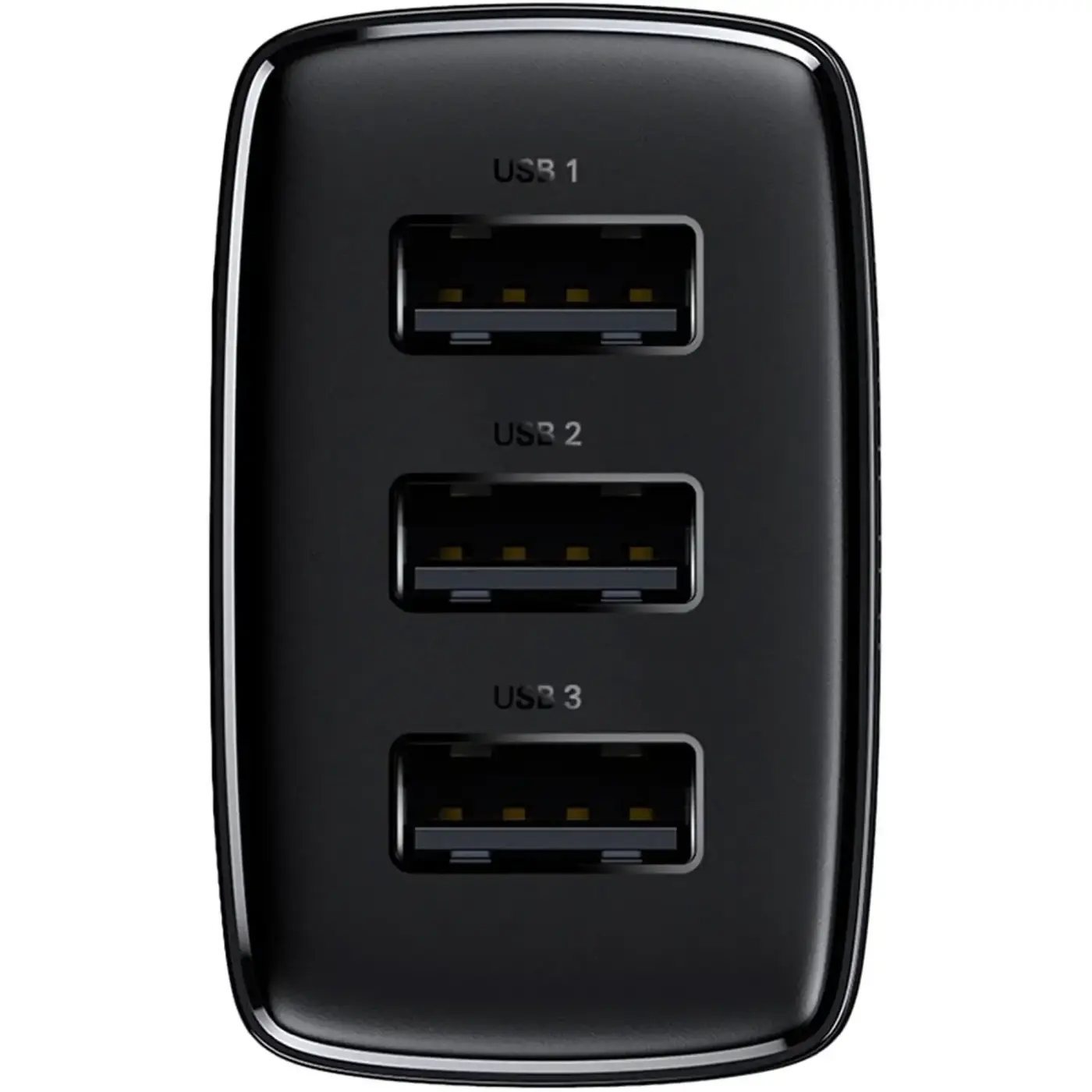 Купити Зарядний пристрій Baseus Compact Charger 3U 17W EU Black (CCXJ020101) - фото 4