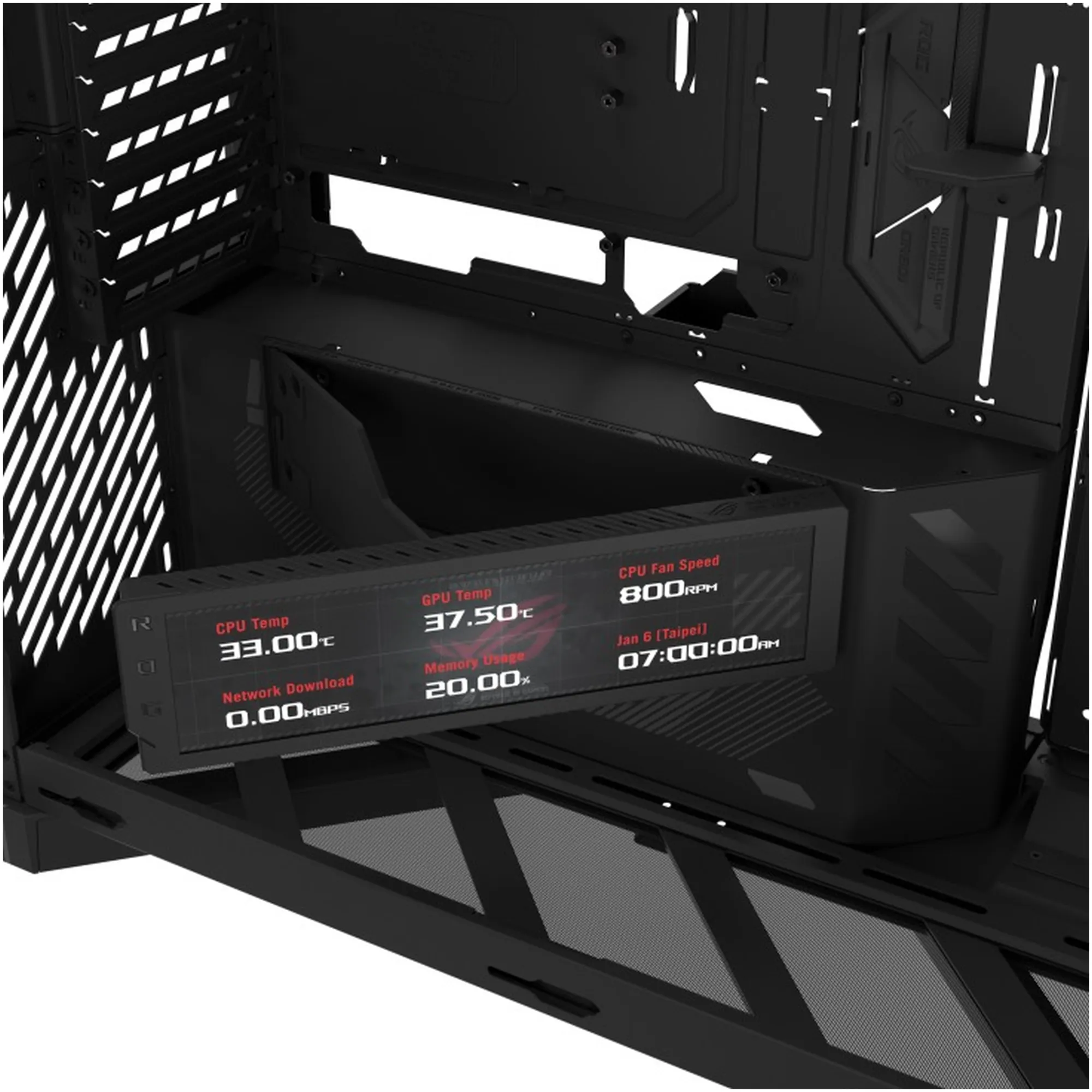 Купить Корпус ASUS ROG Cronox GR801 ARGB Black (90DC00T0-B09030) - фото 17