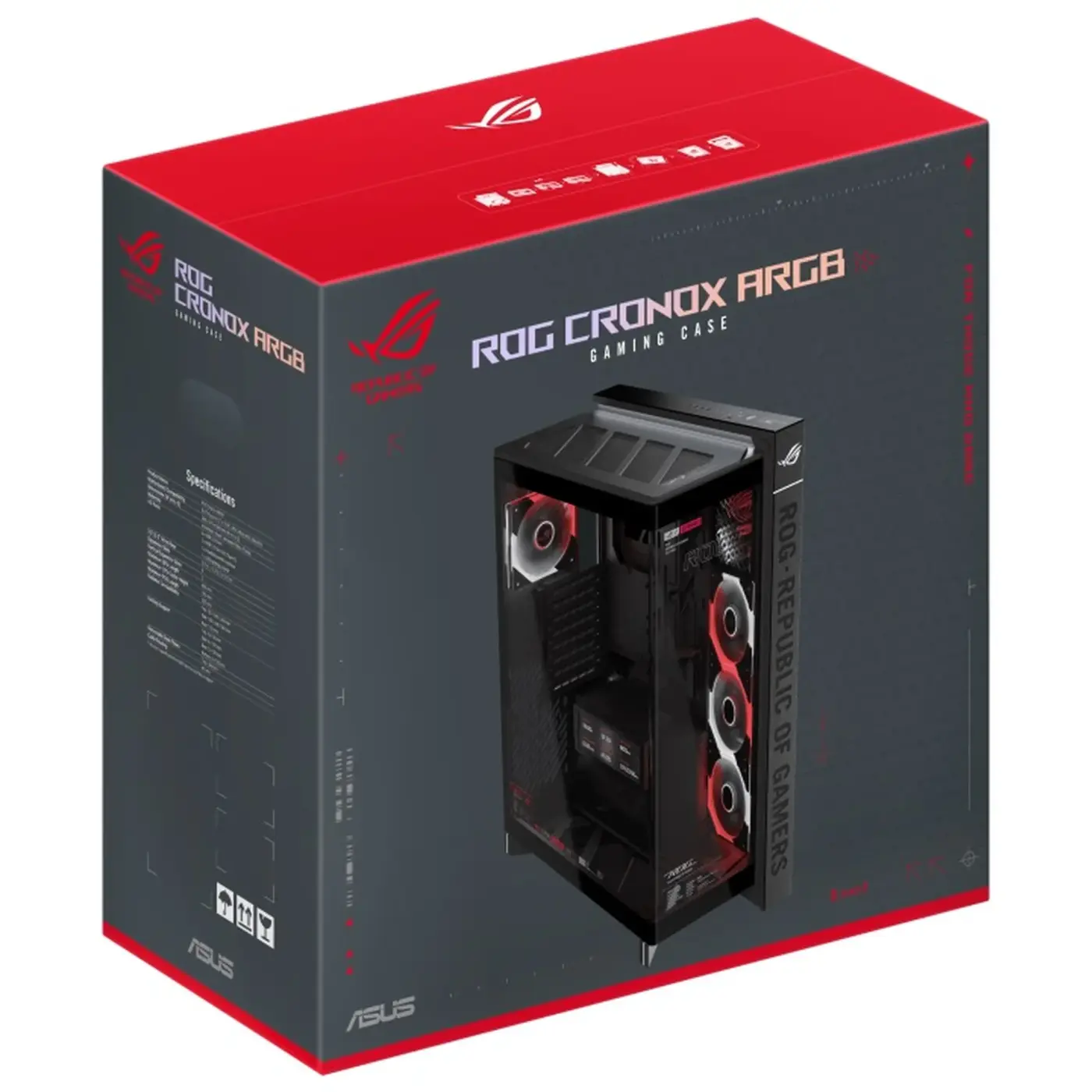 Купить Корпус ASUS ROG Cronox GR801 ARGB Black (90DC00T0-B09030) - фото 22