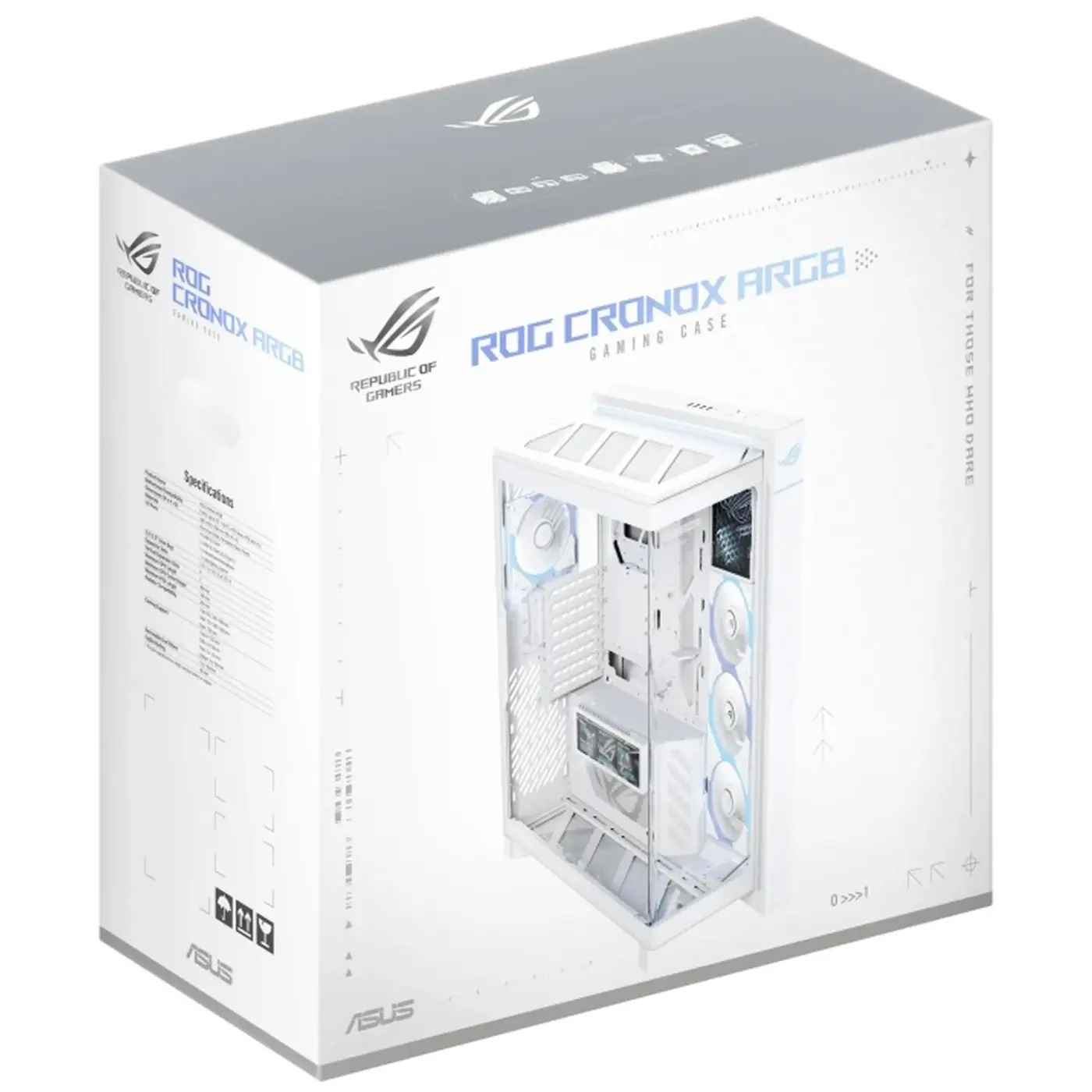 Купить Корпус ASUS ROG Cronox ARGB GR801 White (90DC00T3-B09030) - фото 21